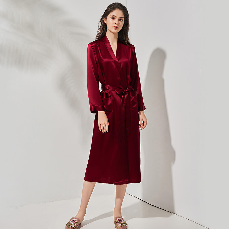 Washable Silk Classic Robe