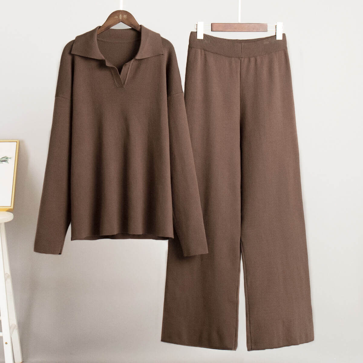 Long Sleeve Knit Sweater Set