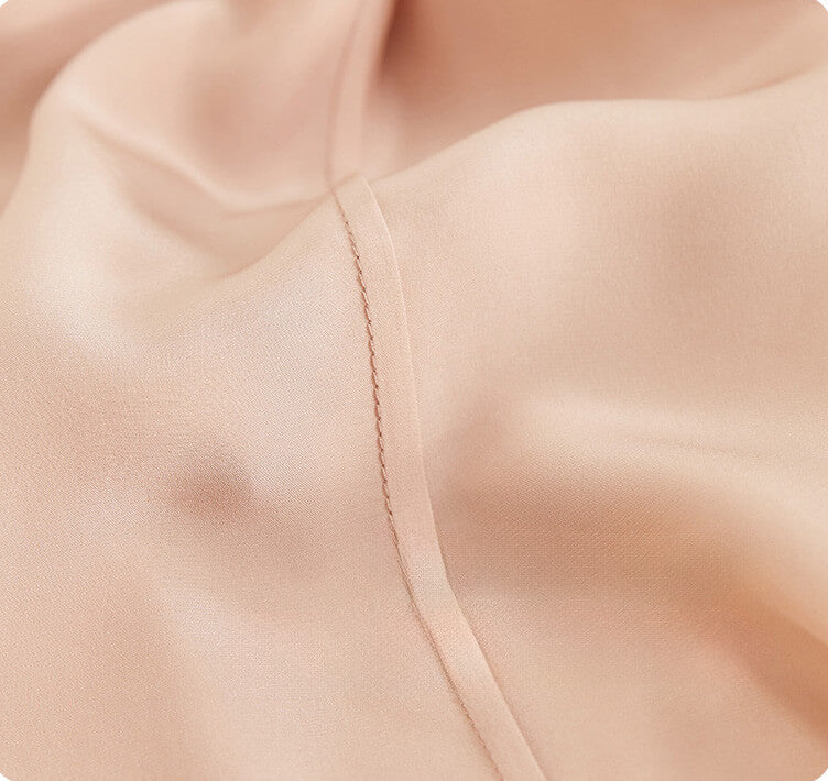 Washable Silk Long Sleeve Classic Pant Set