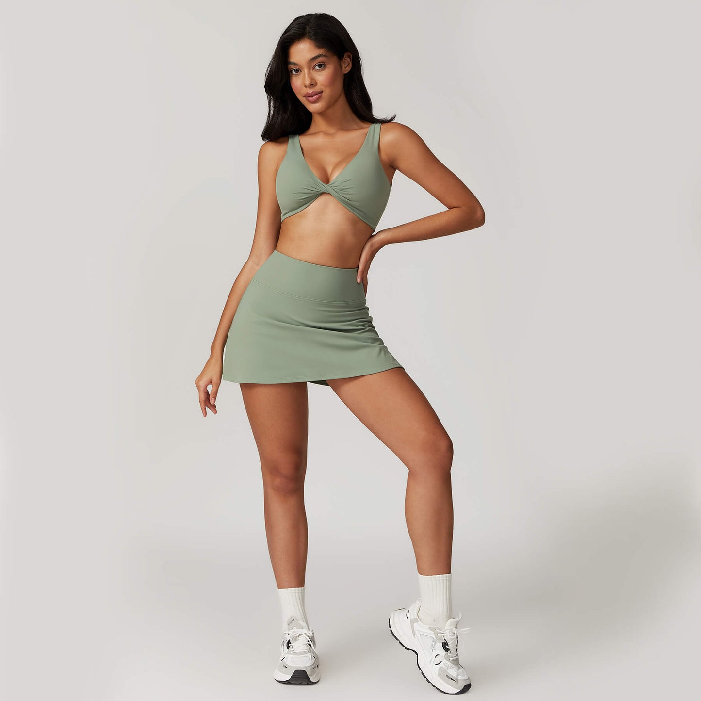 Twist Front Sports Bra