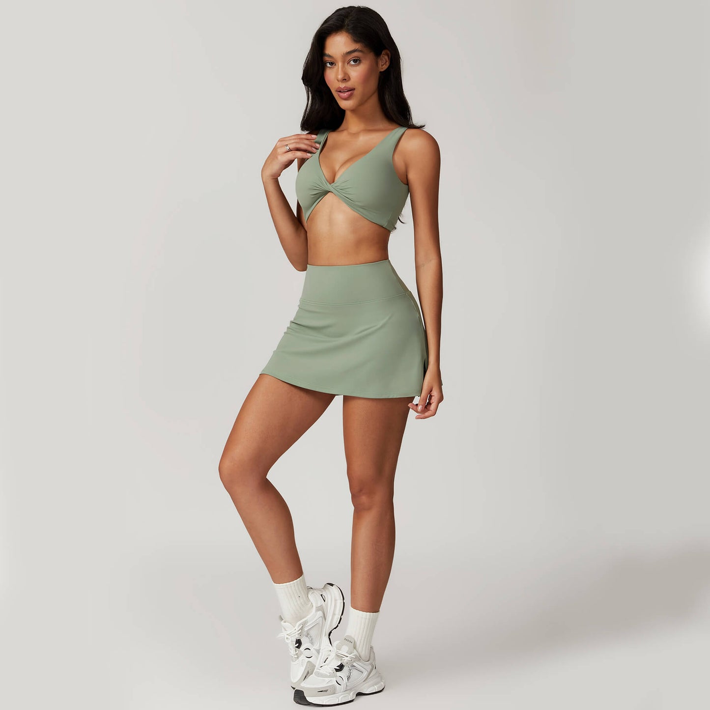 Twist Front Sports Bra