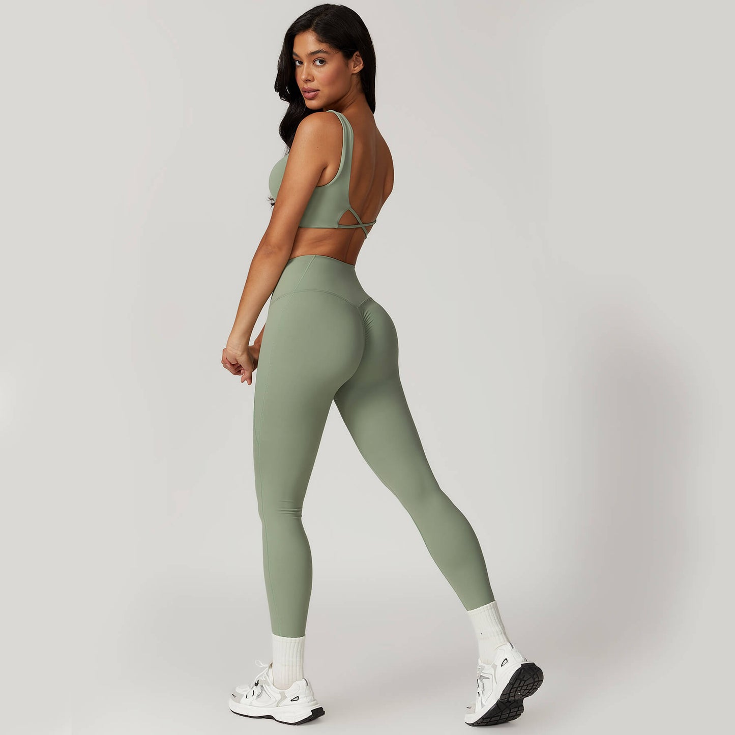 High-Waisted Scrunch Leggings