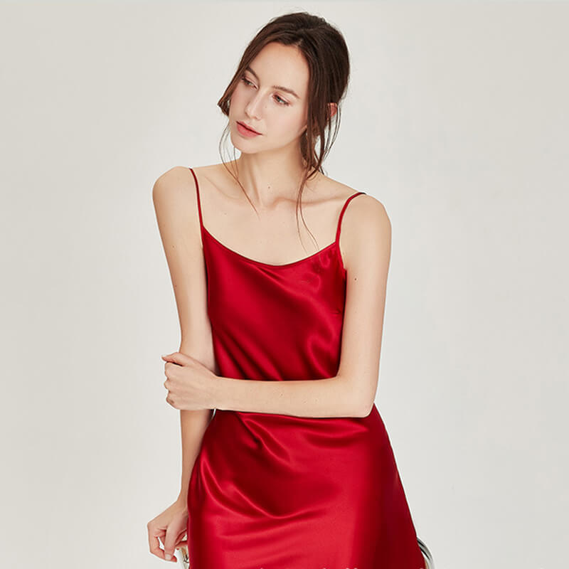 Washable Silk Classic Slip Dress