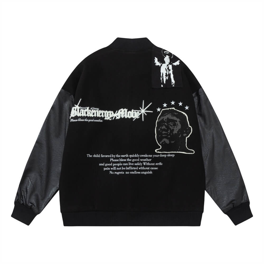 "Blackenergy Move" Varsity Jacket