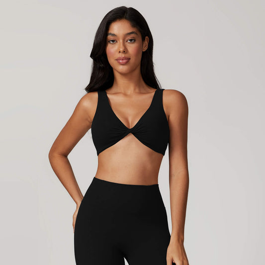 Twist Front Sports Bra