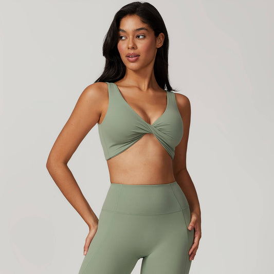 Twist Front Sports Bra