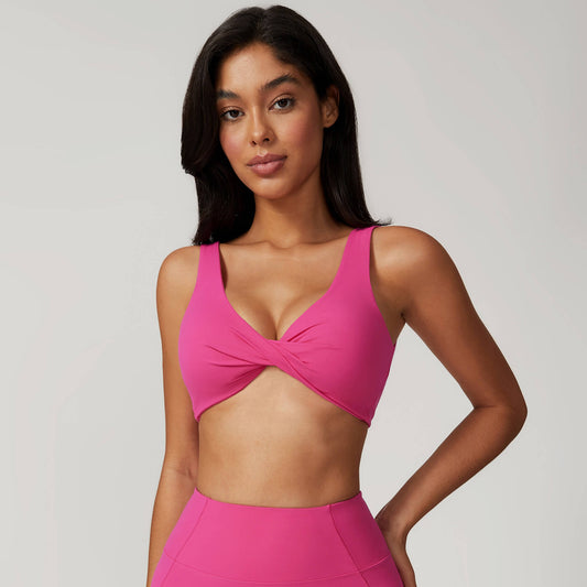 Twist Front Sports Bra